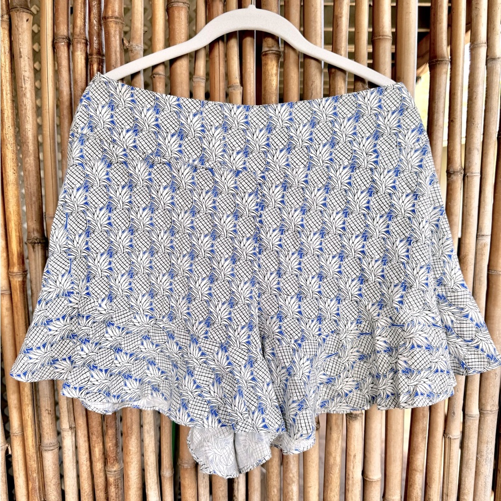 Maeve Women’s Size 4 Blue Imelda Pineapple Print Shorts High Waist